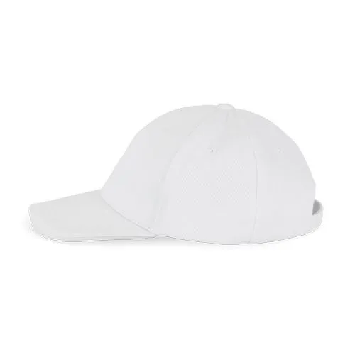 Orlando kids – Casquette 6 panneaux blanc 2 Orlando kids - Casquette 6 panneaux