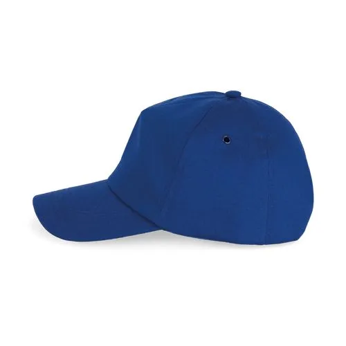 First kids – Casquette enfant 5 panneaux bleu royal 2 First kids - Casquette enfant 5 panneaux