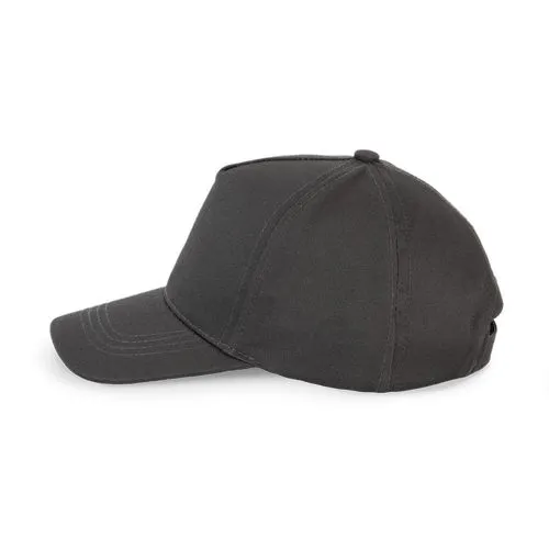 Casquette enfant en coton – 5 panneaux gris foncé 2 Casquette enfant en coton - 5 panneaux