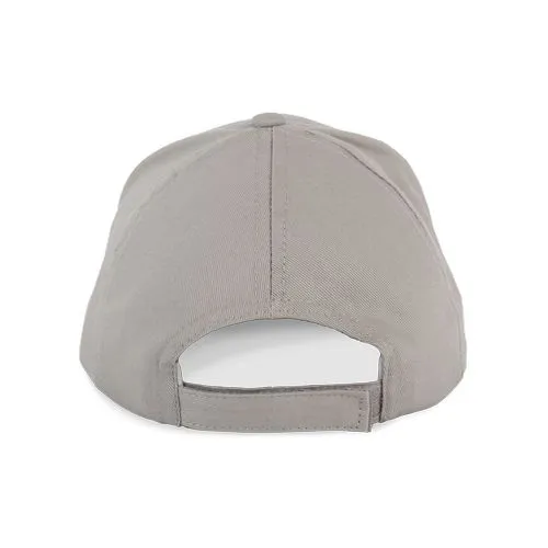 Casquette enfant en coton – 5 panneaux gris clair 3 Casquette enfant en coton - 5 panneaux