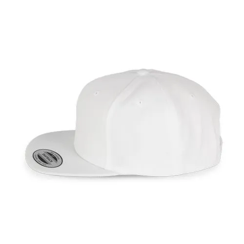 Casquette visière plate - 6 panneaux