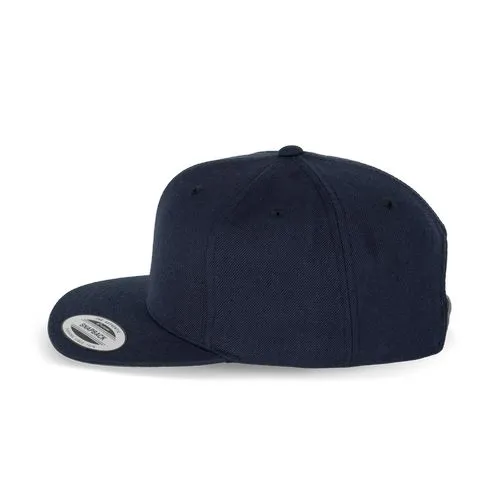 Casquette visière plate – 6 panneaux bleu marine 2 Casquette visière plate - 6 panneaux