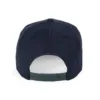 Casquette visière plate – 6 panneaux bleu marine 3 Casquette visière plate - 6 panneaux