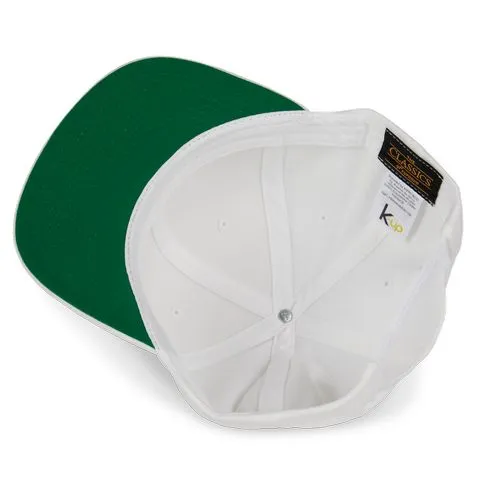 Casquette visière plate - 6 panneaux