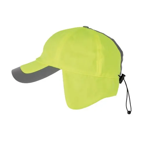 Casquette hiver fluorescente - 6 panneaux