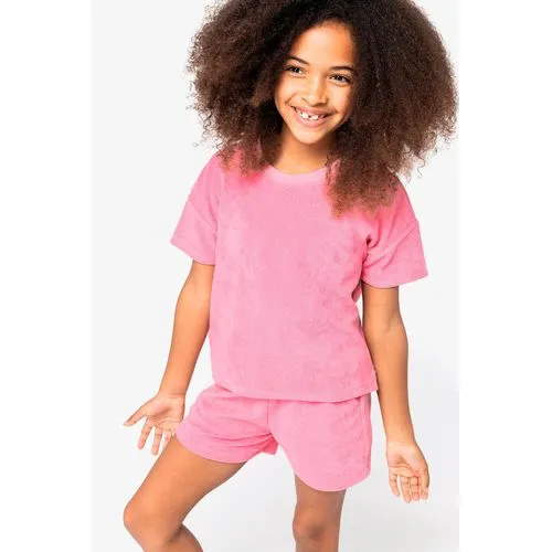 T-shirt écoresponsable en éponge fille