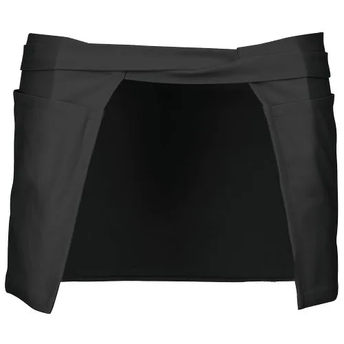 Tablier coton court gris foncé 2 Tablier coton court