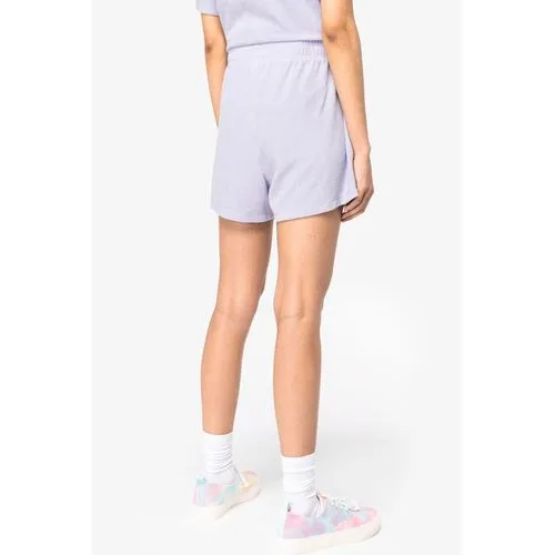 Short écoresponsable en éponge femme