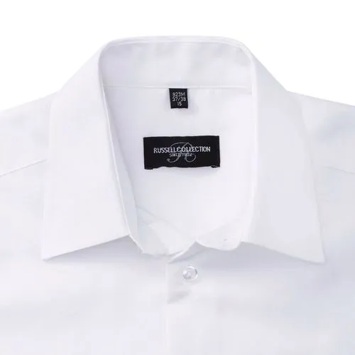 Chemise oxford cintrée manches courtes homme