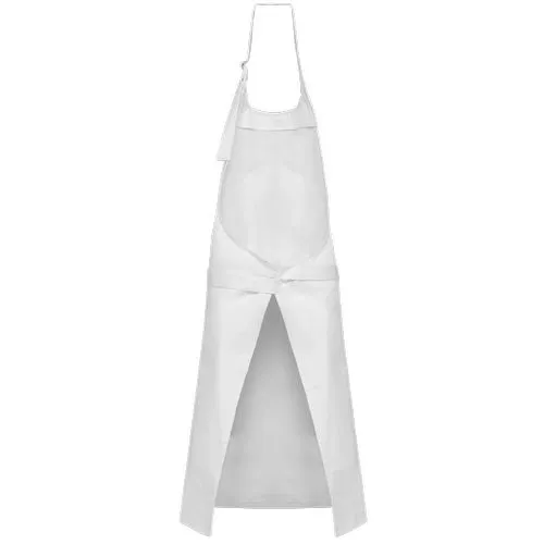 Tablier polycoton lavage haute température blanc 3 Tablier polycoton lavage haute température