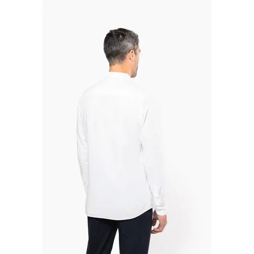 Chemise Oxford lavée manches longues