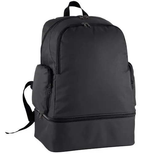 Sac à dos de sport avec base rigide – 42L noir 1 Sac à dos de sport avec base rigide - 42L