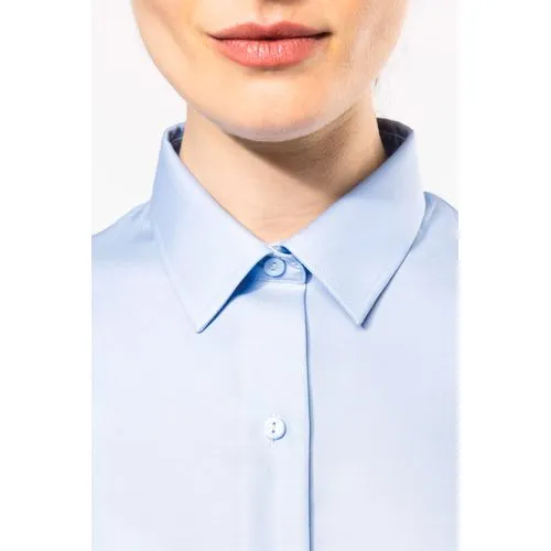 Chemise manches longues sans repassage femme