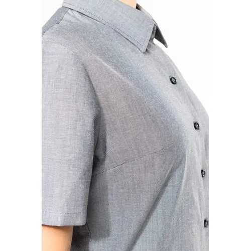 Chemise Oxford manches courtes femme