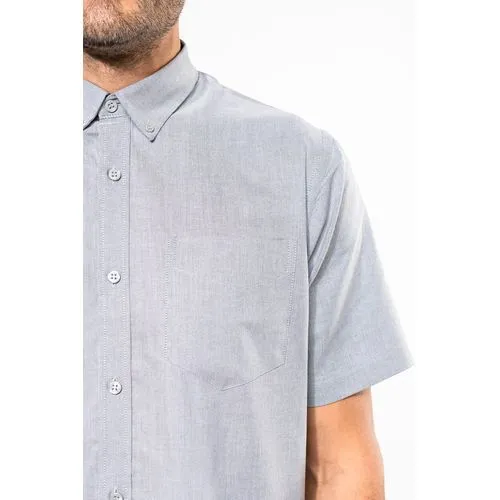 Chemise Oxford manches courtes
