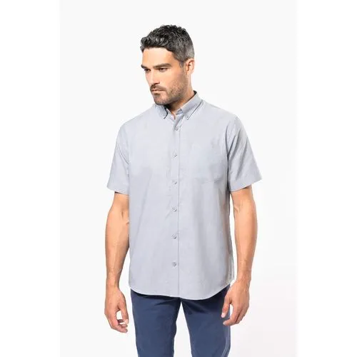 Chemise Oxford manches courtes