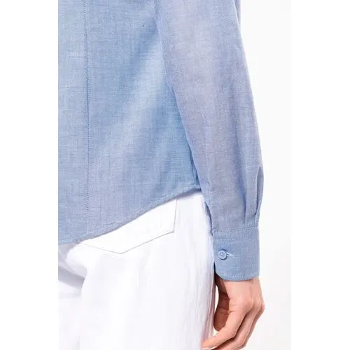 Chemise Oxford manches longues femme