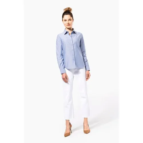 Chemise Oxford manches longues femme