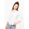 Chemise popeline polycoton manches 3/4 entretien facile femme