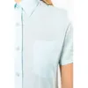 Chemise popeline polycoton manches courtes entretien facile femme