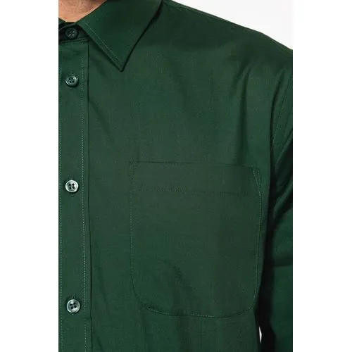 Chemise popeline polycoton entretien facile homme