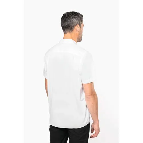 Chemise popeline manches courtes