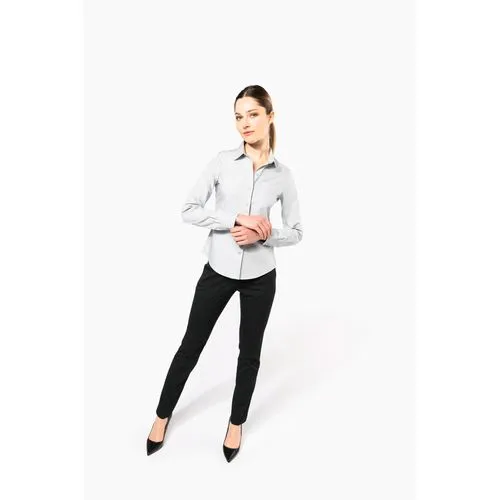 Chemise popeline manches longues femme 5 Chemise popeline manches longues femme