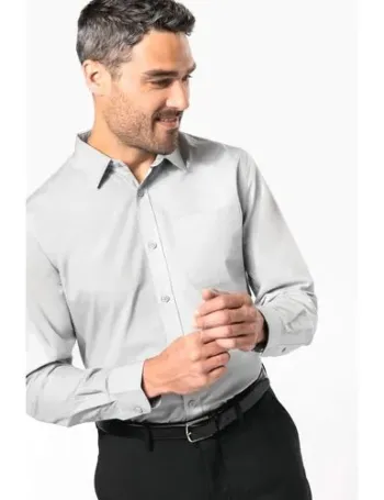 Chemise popeline manches longues 1 Chemise popeline manches longues