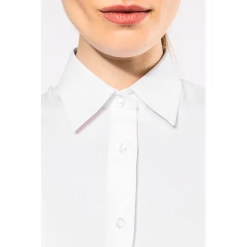 Chemise manches courtes sans repassage femme