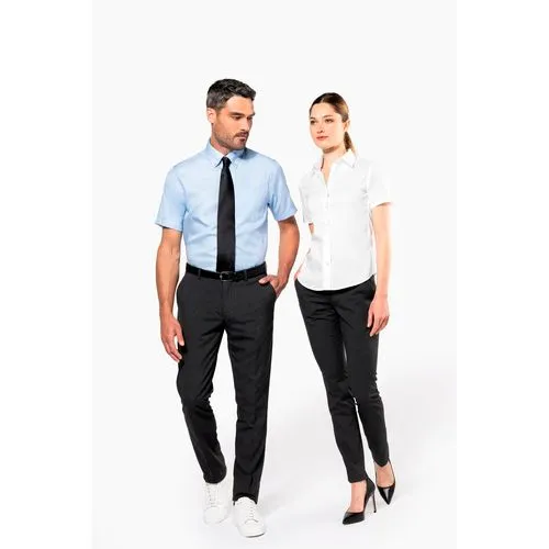 Chemise manches courtes sans repassage femme