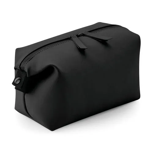 Pochette à accessoire en polyuréthane mat noir 1 Pochette à accessoire en polyuréthane mat