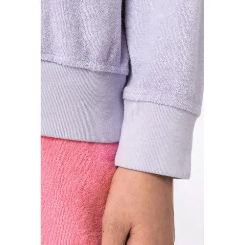 Sweat-shirt écoresponsable en éponge femme