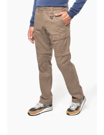 Pantalon 2 en 1 multipoches homme