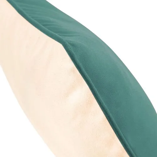 Housse de coussin à bord passepoilé