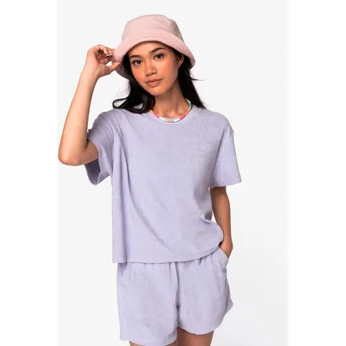 T-shirt écoresponsable en éponge femme