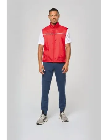 Runner - gilet d'entraînement dos filet unisexe