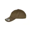 Casquette en coton organique olive foncé 3 Casquette en coton organique