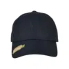 Casquette dad cap en polyester recyclé bleu marine 1 Casquette dad cap en polyester recyclé