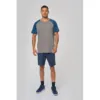 T-shirt triblend bicolore sport manches courtes unisexe 3 T-shirt triblend bicolore sport manches courtes unisexe