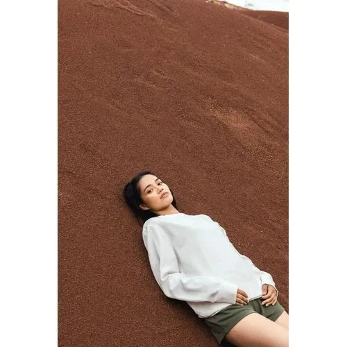 Sweat-shirt écoresponsable à col rond French Terry unisexe