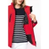 Parka softshell doublée capuche femme