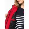 Parka softshell doublée capuche femme