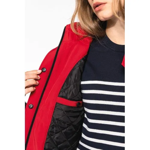 Parka softshell doublée capuche femme
