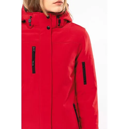 Parka softshell doublée capuche femme