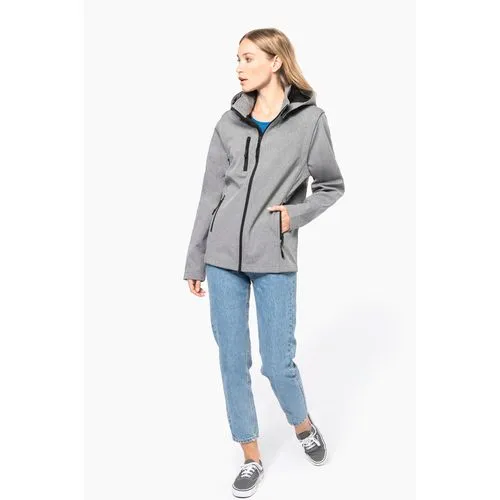 Veste Softshell 3 couches à capuche avec manches amovibles unisexe 12 Veste Softshell 3 couches à capuche avec manches amovibles unisexe