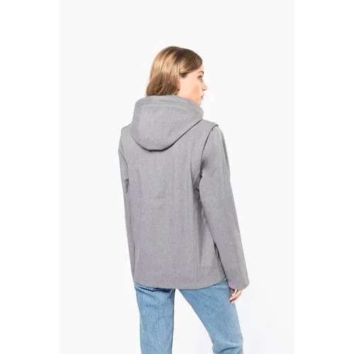 Veste Softshell 3 couches à capuche avec manches amovibles unisexe 9 Veste Softshell 3 couches à capuche avec manches amovibles unisexe