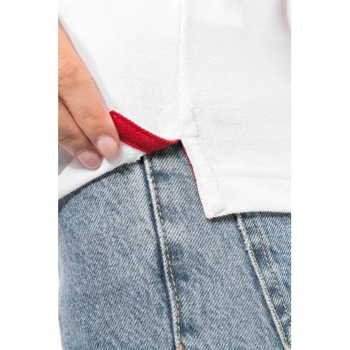 Polo manches courtes femme