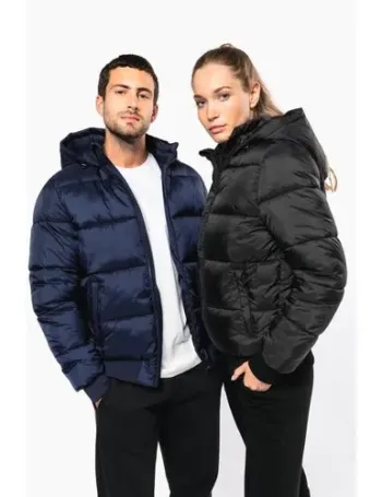 Veste unisexe ripstop recyclée à capuche