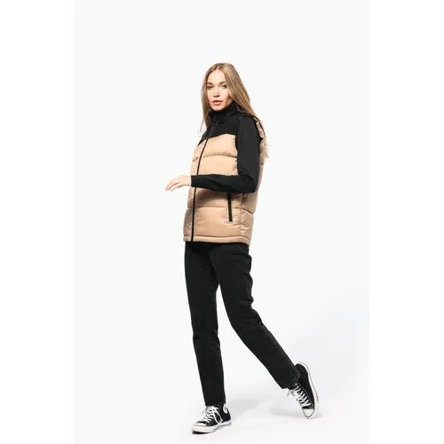 Bodywarmer matelassé bi-ton unisexe