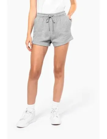 Short écoresponsable molleton non gratté femme